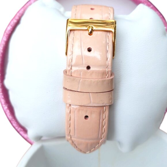 New GUESS SPARKLING PINK LIMITED EDITION 38MM PINK GENUINE LEATHER WATCH - Picture 4 of 10